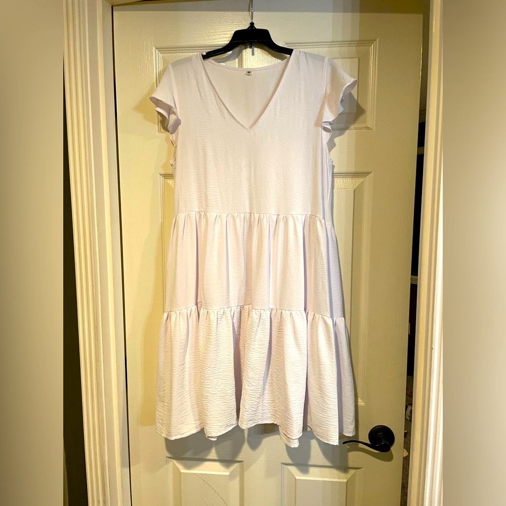 White babydoll dress